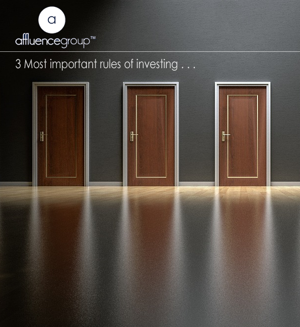 3 Most important rules of investing